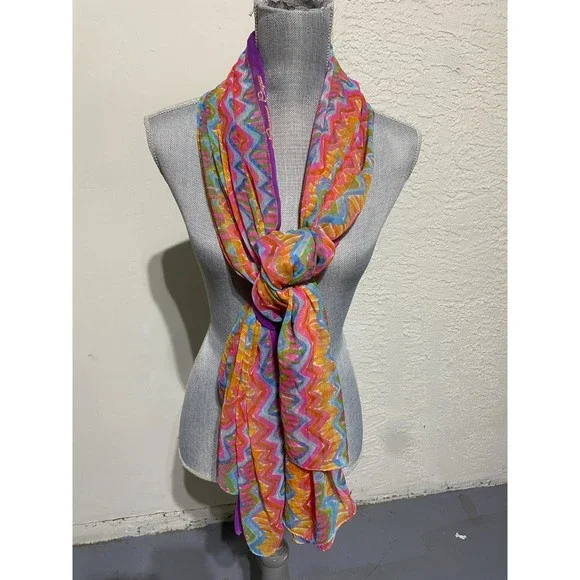 Antica Sartoria Colorful Scarf/Sarong/Shawl - Picture 3 of 12